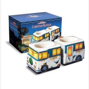 NIB National Lampoon’s Christmas Vacation RV Ceramic Mug Set 2-Pack